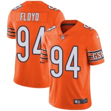 Youth Nike Chicago Bears #94 Leonard Floyd Limited Orange Rush Vapor Untouchable NFL Jersey