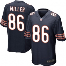 Youth Nike Chicago Bears #86 Zach Miller Game Navy Blue Team Color NFL Jersey