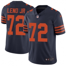 Youth Nike Chicago Bears #72 Charles Leno Navy Blue Alternate Vapor Untouchable Limited Player NFL Jersey