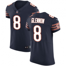Men's Nike Chicago Bears #8 Mike Glennon Navy Blue Team Color Vapor Untouchable Elite Player NFL Jersey