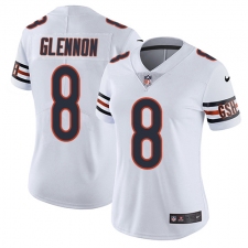 Women's Nike Chicago Bears #8 Mike Glennon White Vapor Untouchable Limited Player NFL Jersey