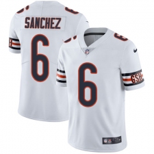 Youth Nike Chicago Bears #6 Mark Sanchez Elite White NFL Jersey