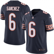Youth Nike Chicago Bears #6 Mark Sanchez Navy Blue Team Color Vapor Untouchable Limited Player NFL Jersey