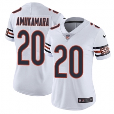 Women's Nike Chicago Bears #20 Prince Amukamara Elite White NFL Jersey