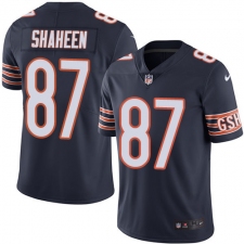 Youth Nike Chicago Bears #87 Adam Shaheen Elite Navy Blue Team Color NFL Jersey