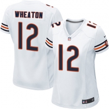 Women's Nike Chicago Bears #12 Markus Wheaton Game White NFL Jersey
