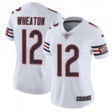 Women's Nike Chicago Bears #12 Markus Wheaton White Vapor Untouchable Limited Player NFL Jersey