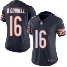Women's Nike Chicago Bears #16 Pat O'Donnell Elite Navy Blue Team Color NFL Jersey