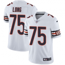 Youth Nike Chicago Bears #75 Kyle Long White Vapor Untouchable Limited Player NFL Jersey