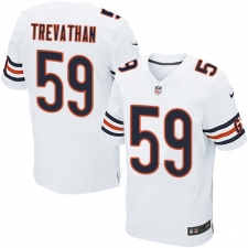 Men's Nike Chicago Bears #59 Danny Trevathan Elite White NFL Jersey