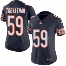 Women's Nike Chicago Bears #59 Danny Trevathan Elite Navy Blue Team Color NFL Jersey