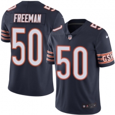 Youth Nike Chicago Bears #50 Jerrell Freeman Elite Navy Blue Team Color NFL Jersey