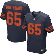 Men's Nike Chicago Bears #65 Cody Whitehair Elite Navy Blue Alternate NFL Jersey