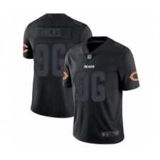 Men's Chicago Bears #96 Akiem Hicks Limited Black Rush Impact Football Jersey