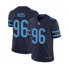 Youth Chicago Bears #96 Akiem Hicks Limited Navy Blue City Edition Football Jersey