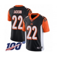Men's Cincinnati Bengals #22 William Jackson Black Team Color Vapor Untouchable Limited Player 100th Season Football Jersey