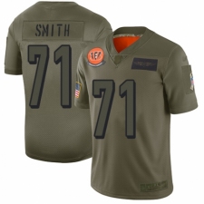 Men's Cincinnati Bengals #71 Andre Smith Limited Camo 2019 Salute to Service Football Jersey