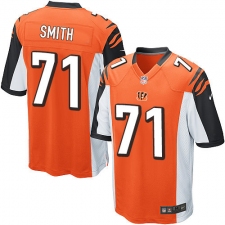 Youth Nike Cincinnati Bengals #71 Andre Smith Game Orange Alternate NFL Jersey