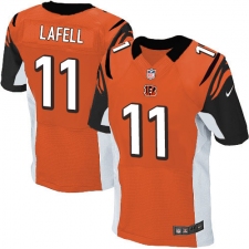 Men's Nike Cincinnati Bengals #11 Brandon LaFell Elite Orange Alternate NFL Jersey