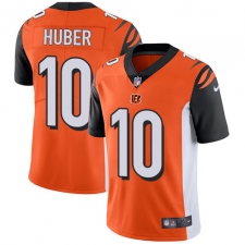 Men's Nike Cincinnati Bengals #10 Kevin Huber Vapor Untouchable Limited Orange Alternate NFL Jersey
