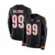 Men's Nike Cincinnati Bengals #99 Andrew Billings Limited Black Therma Long Sleeve NFL Jersey