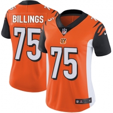Women's Nike Cincinnati Bengals #75 Andrew Billings Elite Orange Alternate NFL Jersey
