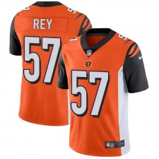 Youth Nike Cincinnati Bengals #57 Vincent Rey Elite Orange Alternate NFL Jersey