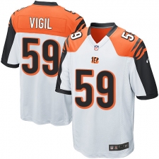 Men's Nike Cincinnati Bengals #59 Nick Vigil Game White NFL Jersey