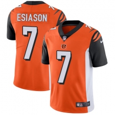 Youth Nike Cincinnati Bengals #7 Boomer Esiason Vapor Untouchable Limited Orange Alternate NFL Jersey
