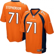 Men's Nike Denver Broncos #71 Donald Stephenson Game Orange Team Color NFL Jersey