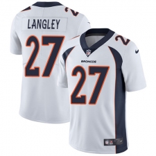 Youth Nike Denver Broncos #27 Brendan Langley White Vapor Untouchable Limited Player NFL Jersey
