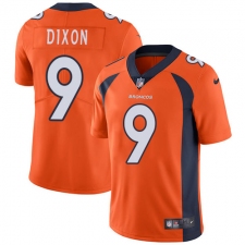 Men's Nike Denver Broncos #9 Riley Dixon Orange Team Color Vapor Untouchable Limited Player NFL Jersey