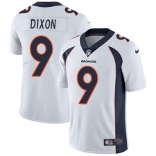 Men's Nike Denver Broncos #9 Riley Dixon White Vapor Untouchable Limited Player NFL Jersey