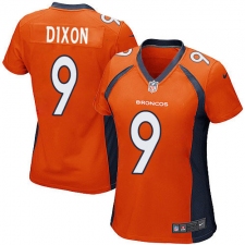 Women's Nike Denver Broncos #9 Riley Dixon Game Orange Team Color NFL Jersey