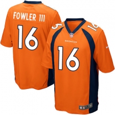 Men's Nike Denver Broncos #16 Bennie Fowler Game Orange Team Color NFL Jersey