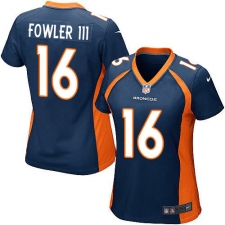 Women's Nike Denver Broncos #16 Bennie Fowler Game Navy Blue Alternate NFL Jersey
