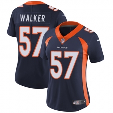 Women's Nike Denver Broncos #57 Demarcus Walker Elite Navy Blue Alternate NFL Jersey