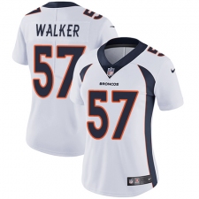 Women's Nike Denver Broncos #57 Demarcus Walker Elite White NFL Jersey