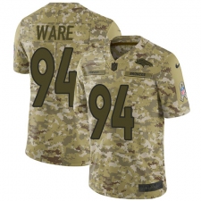 Men's Nike Denver Broncos #94 DeMarcus Ware Limited Camo 2018 Salute to Service NFL Jersey