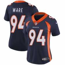 Women's Nike Denver Broncos #94 DeMarcus Ware Elite Navy Blue Alternate NFL Jersey