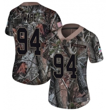 Women's Nike Denver Broncos #94 DeMarcus Ware Limited Camo Rush Realtree NFL Jersey