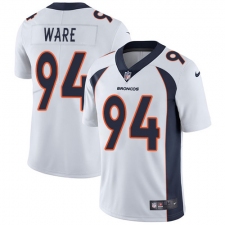 Youth Nike Denver Broncos #94 DeMarcus Ware Elite White NFL Jersey