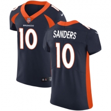 Men's Nike Denver Broncos #10 Emmanuel Sanders Navy Blue Alternate Vapor Untouchable Elite Player NFL Jersey