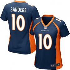 Women's Nike Denver Broncos #10 Emmanuel Sanders Game Navy Blue Alternate NFL Jersey