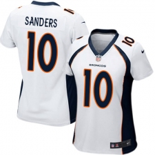 Women's Nike Denver Broncos #10 Emmanuel Sanders Game White NFL Jersey