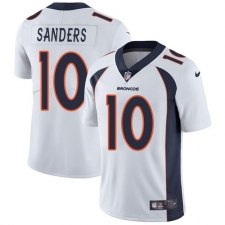 Youth Nike Denver Broncos #10 Emmanuel Sanders White Vapor Untouchable Limited Player NFL Jersey