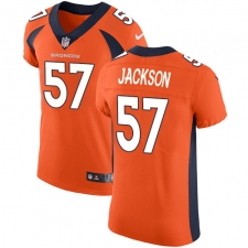 Men's Nike Denver Broncos #57 Tom Jackson Orange Team Color Vapor Untouchable Elite Player NFL Jersey