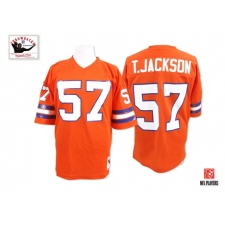 Mitchell And Ness Denver Broncos #57 Tom Jackson Orange Authentic Throwback NFL Jersey