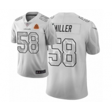 Men's Denver Broncos #58 Von Miller Limited White City Edition Football Jersey