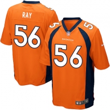 Men's Nike Denver Broncos #56 Shane Ray Game Orange Team Color NFL Jersey